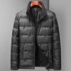 Men's down jacket with detachable inner liner, three-in-one thick casual hooded mid-length down jacket for men's wear Application Scenario